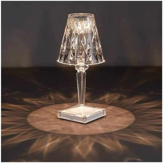 Crystal Rose Diamond Lamp - 16 Color Touch & Remote