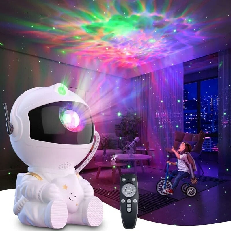 The Astronaut Galaxy Projector - 360° Starry Sky & Nebula (Premium Edition)